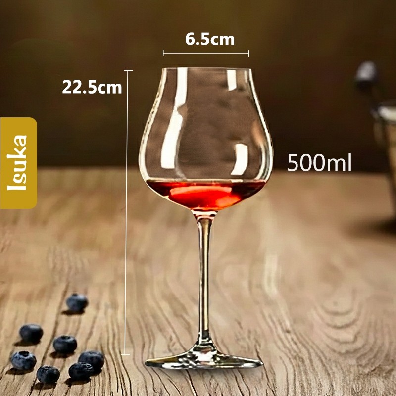 Gelas Wine Kaca Kristal Wine Goblet Red Wine Stem Glass Gelas Minum Anggur Crystal Glass Shiraz 05