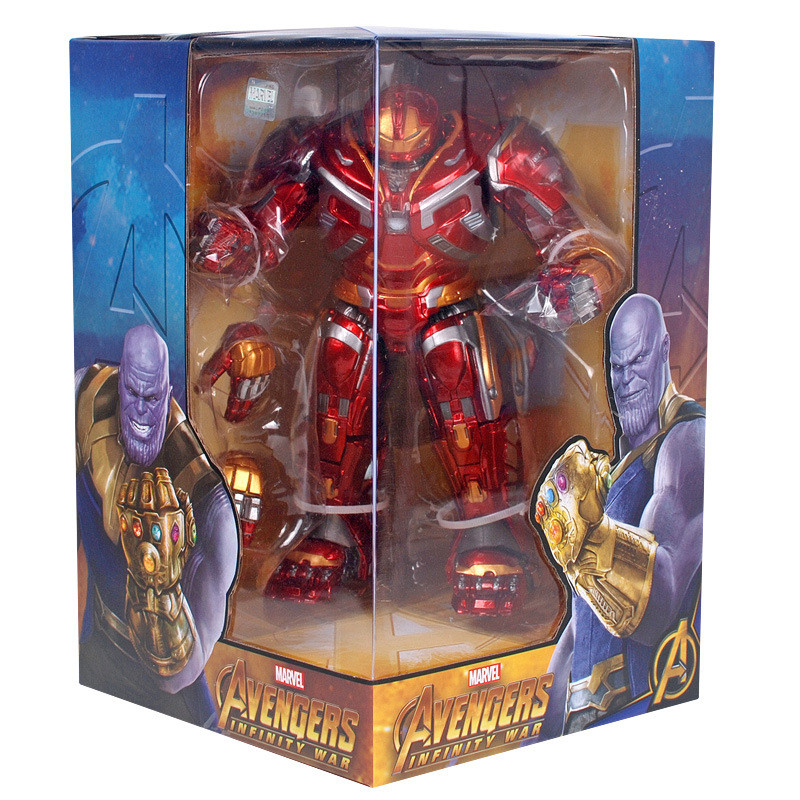 21CM ZD Original MK44 Iron Man Hulkbuster 1/10 est Eyes LED Mark 44 Action Figure 10th Anniversary T
