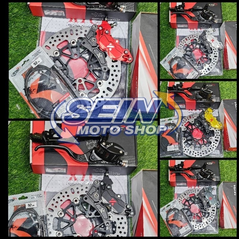 Paket Pengereman Master Rem Ktc Selang Rem Ktc Kaliper 4p Disc 260 Ktc Vario 125 150 All Beat All Sc