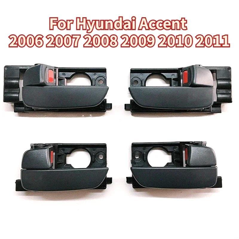 1Pcs Pegangan Pintu Interior Pegangan buka pintu dalam Warna Hitam Untuk Hyundai Accent 2006 2007 20