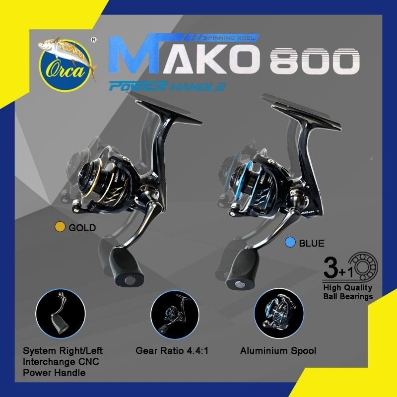 TERBARU reel orca mako 800 reel mini reel ultralight