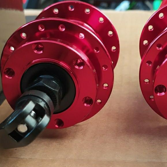 Pacific Hub 36 hole Drat / ulir HFH 36h Hub Freehub Murah aloy cakram - gold