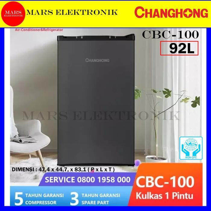 KULKAS CHANGHONG CBC-100 / 92 LITER / CBC 100 / KULKAS MINI CHANGHONG