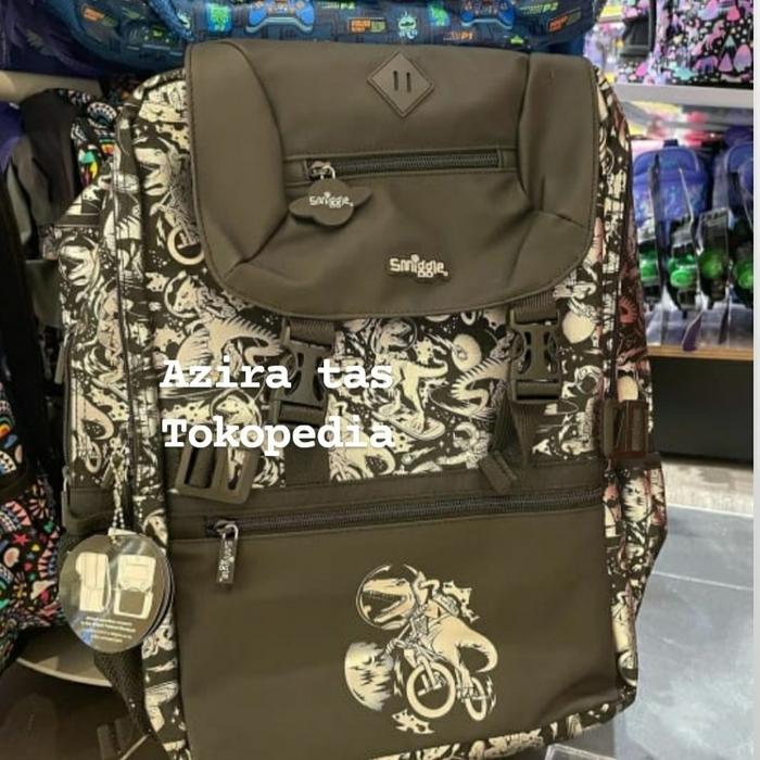 BACKPACK SMIGGLE ORIGINAL DINOSAURUS FOLDOVER - TAS SEKOLAH ANAK SD