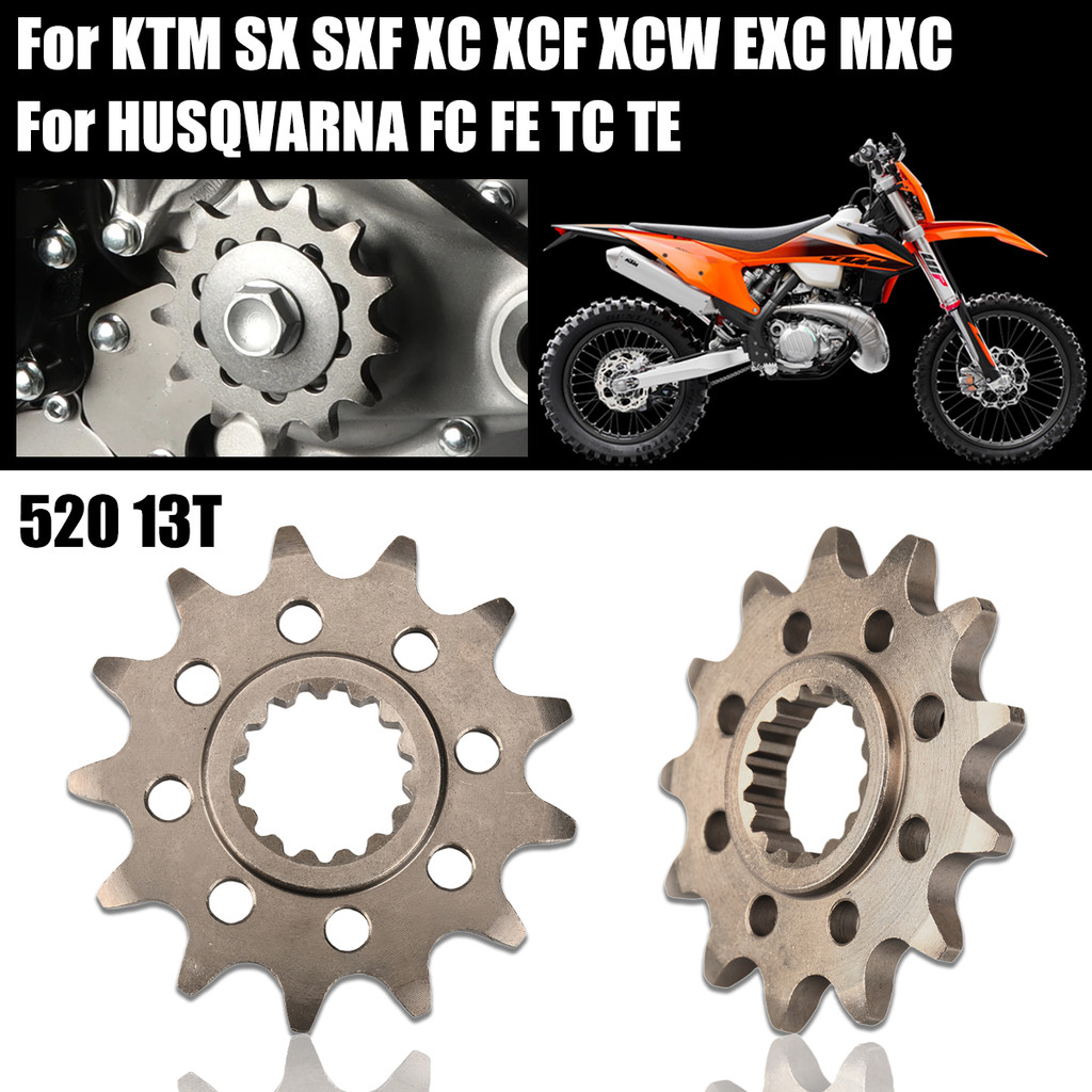 Sproket Rantai Depan Motor Aksesoris Motor 520 Gear Rantai 13 Gigi Untuk KTM SX SXF XC XCF XCW EXC M