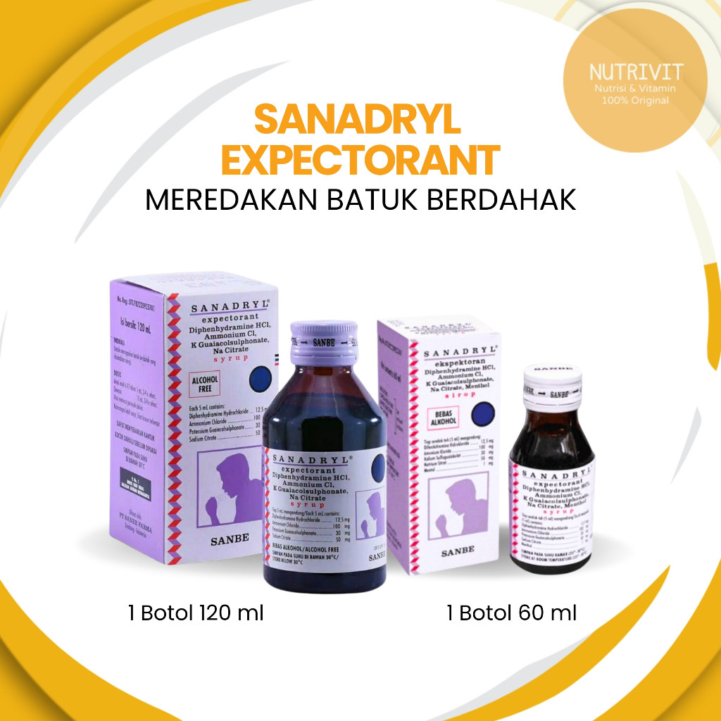 SANADRYL EXPECTORANT SIRUP