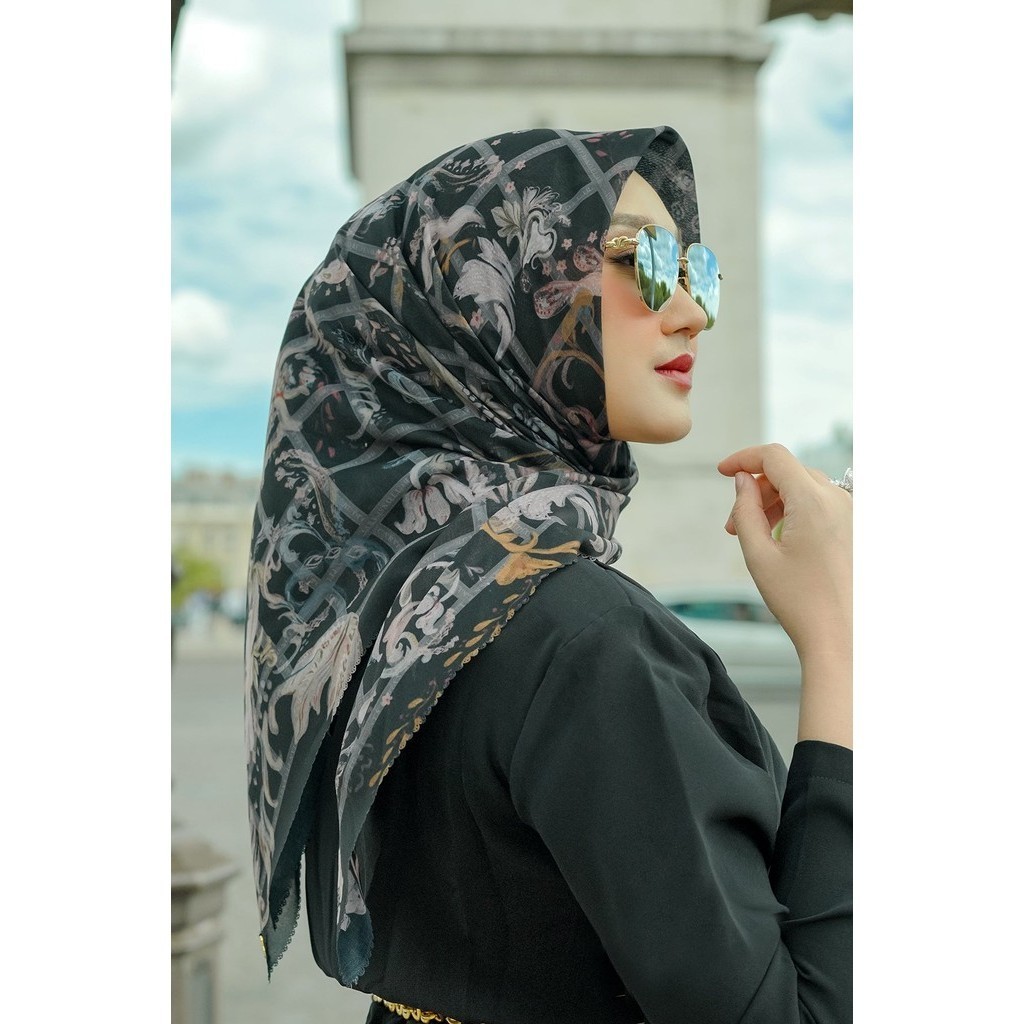 The Autograph Voile Square XL - Noir