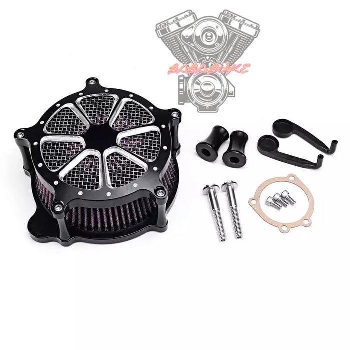 Air filter harley touring dyna softail fatboy filter udara billet