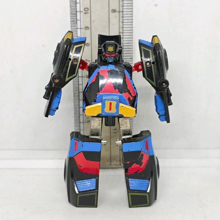 Part Figure DX Machine Robo Rescue Hyper Police Robo Black MRR No 1 Original Bandai 2ND