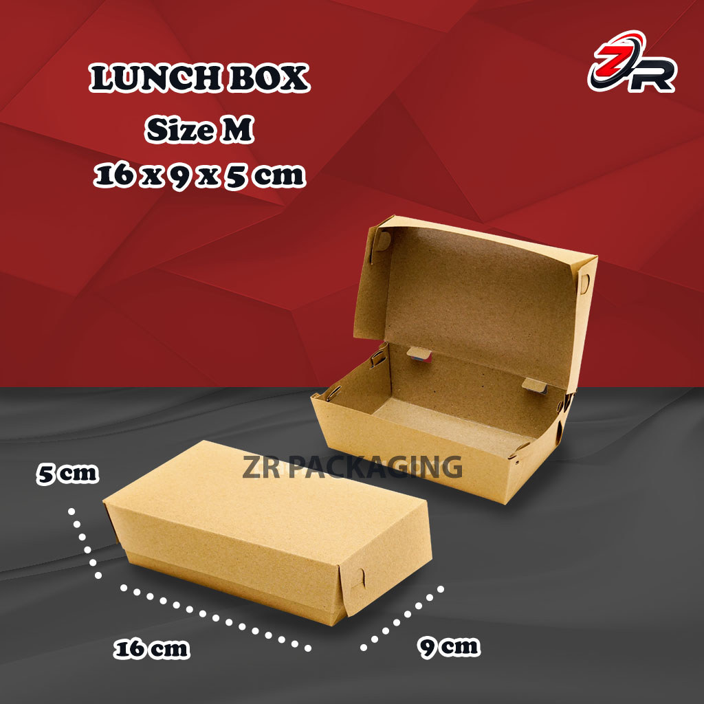 Kardus/lunchbox/packing/kue/brownies/murah/tebal/mika/kotak/kado/hitam/panjang/besar/baju/polos