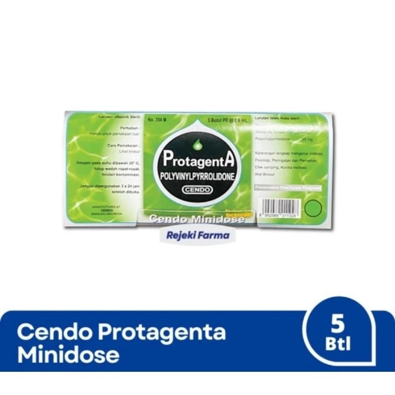 Cendo Protagenta Minidose 5x0.6ml Obat Tetes Mata untuk Melumasi dan Melembapkan Mata