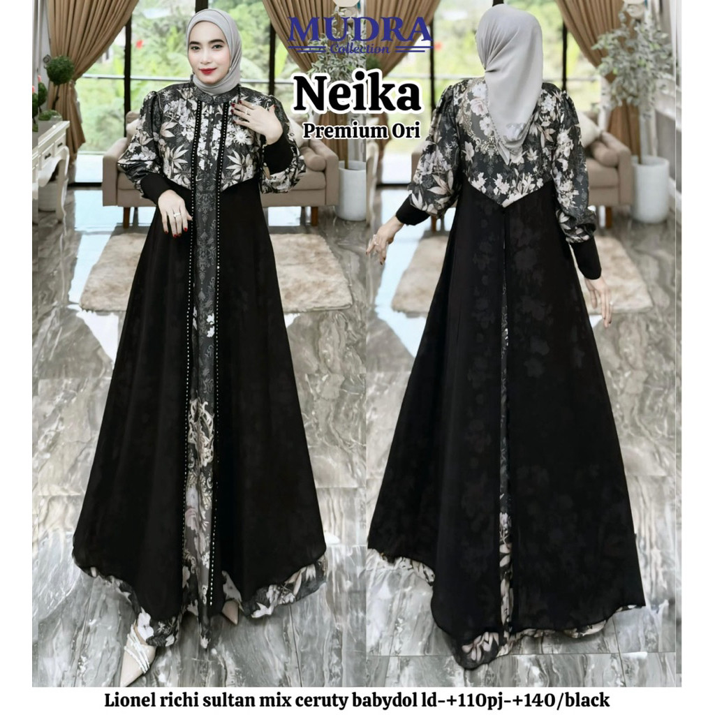 ada grup reseller bisa join tanya ke admin alyastore = NO CANCEL• Neika  Mudra• Gamis Cantik Best Se