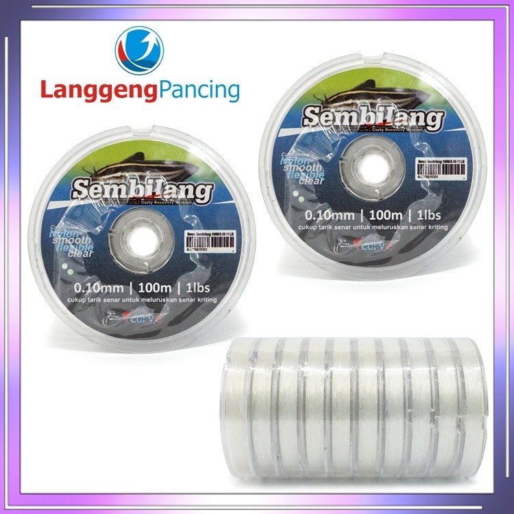[RO] Senar Anti Keriting Curve Sembilang Monofilament F02B TERBARU 2026 COD TERMURAH TERLARIS