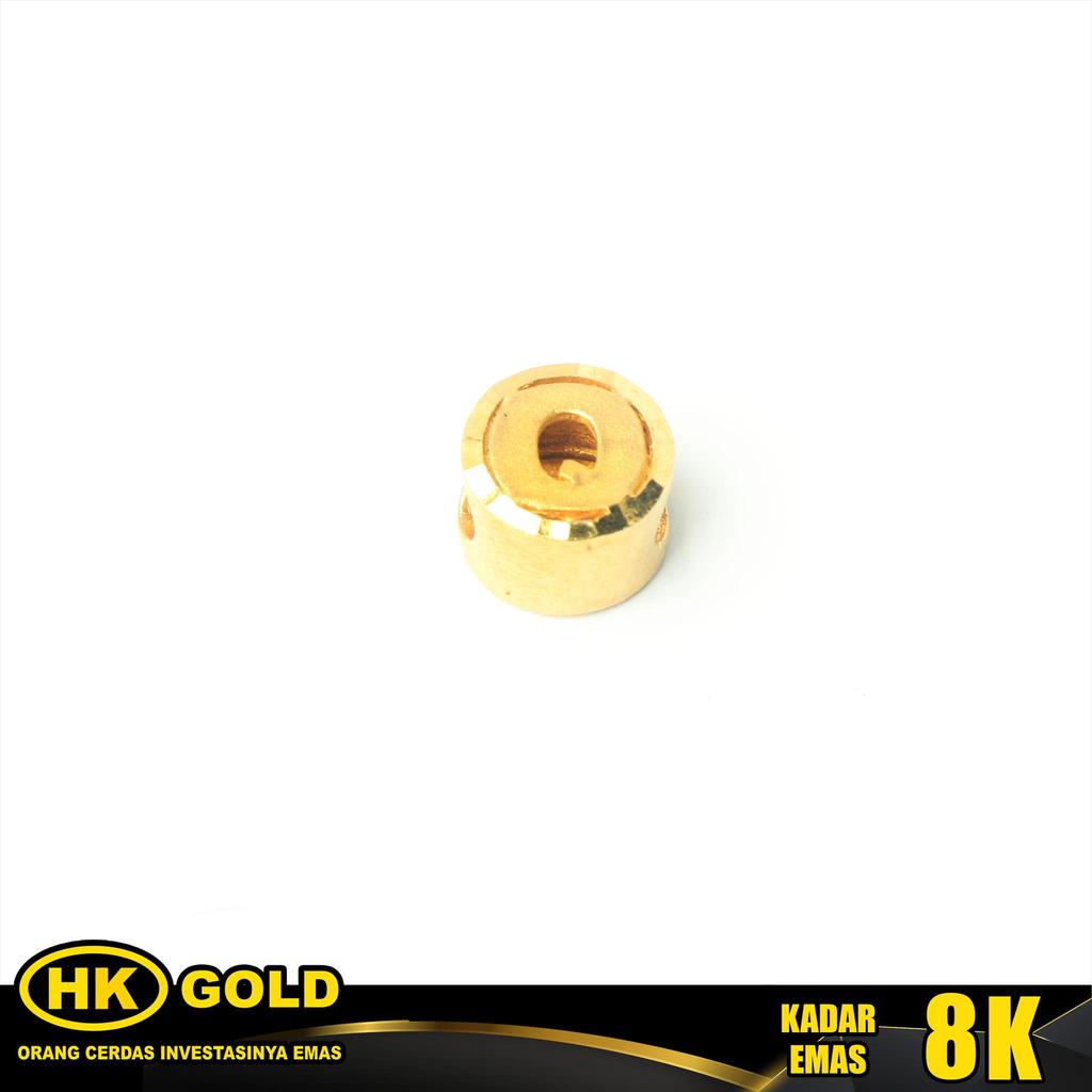 Liontin Emas 8K Pendant Huruf Q HK GOLD