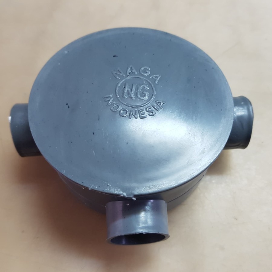 NAGA T-DOS 5/8 BULAT ABU-ABU / TEEDOS 17MM LUBANG 3 / TDOS 17 MM / TDUS / TEEDUS / T-DUS / TEE-DUS