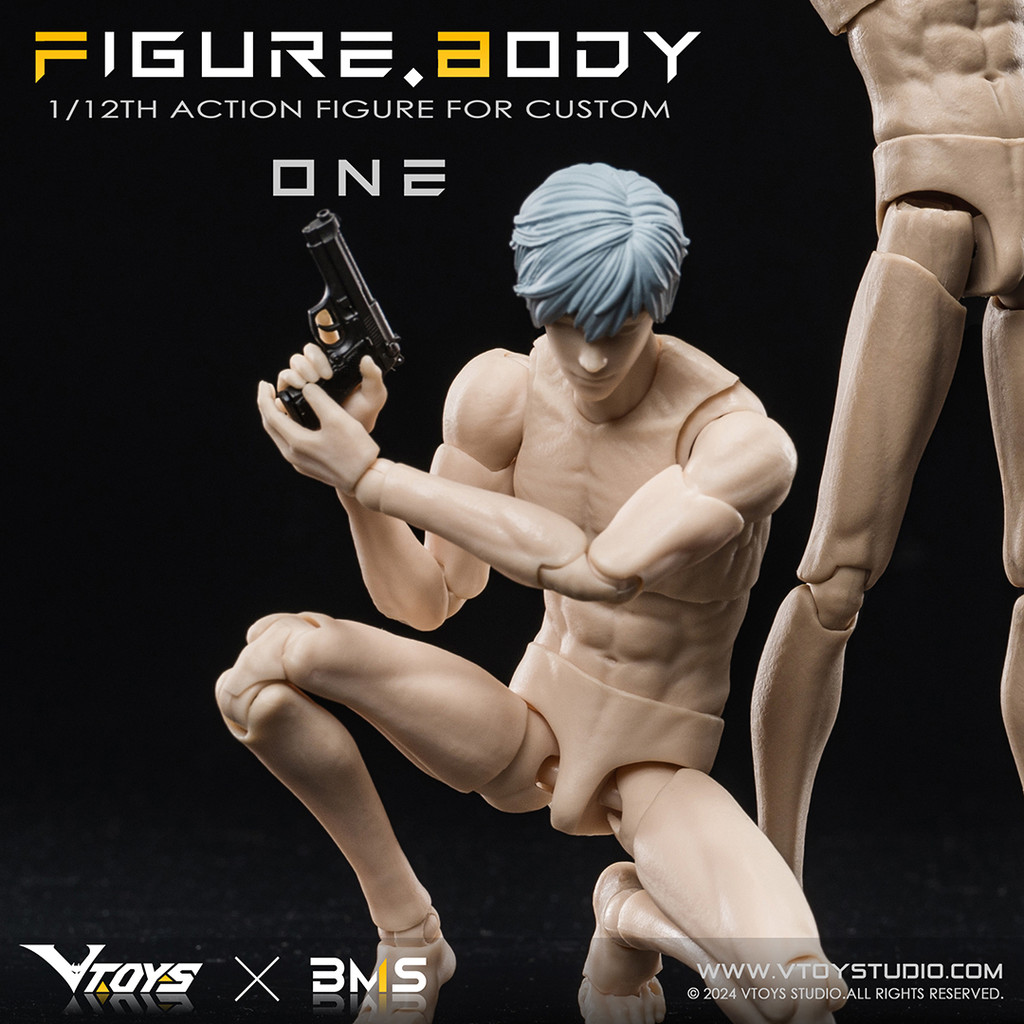 1/12 Vtoys X Bms Vb002 Vb003 Two Skin Colorssuper Flexible Movable Body Male Soldierfull Set Action 