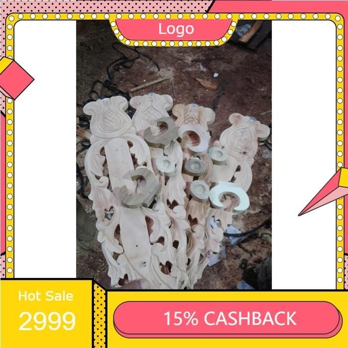 blawong keris darikayu mahoni ukir ukiran lung lungan isi 1 keris panjang 60 cm mentah bk keris seng