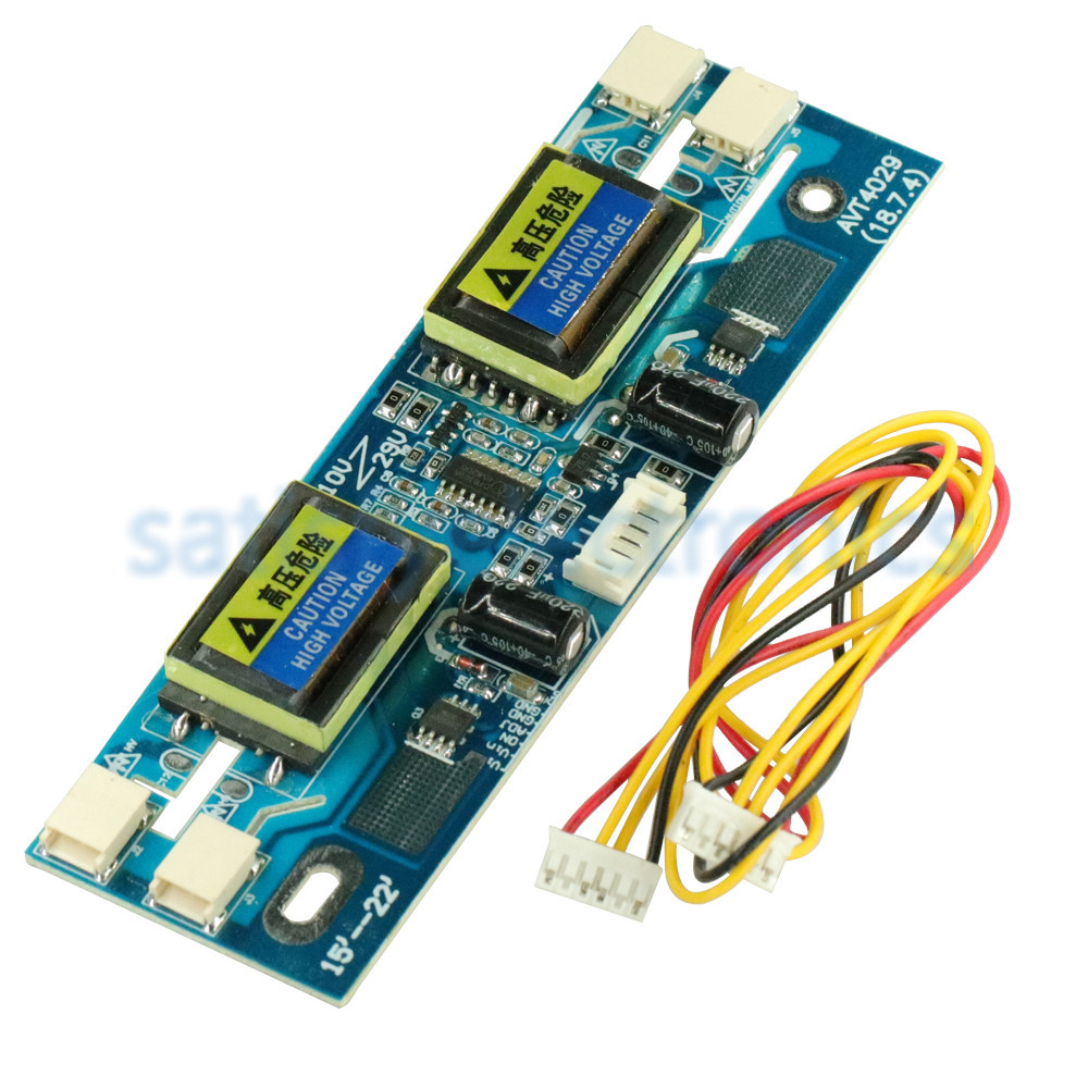 Universal CCFL Inverter LCD Monitor 4 Lamp 10~30V for Laptop 15~22" Widescreen