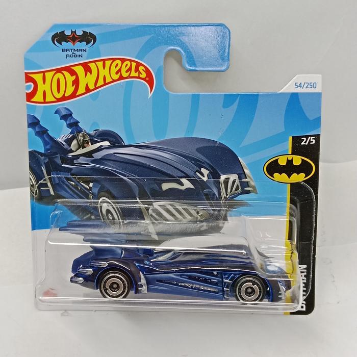 Diecast HOTWheels  BATMAN & ROBIN BATMOBILE  SHORT CARD Mainan Skala 64