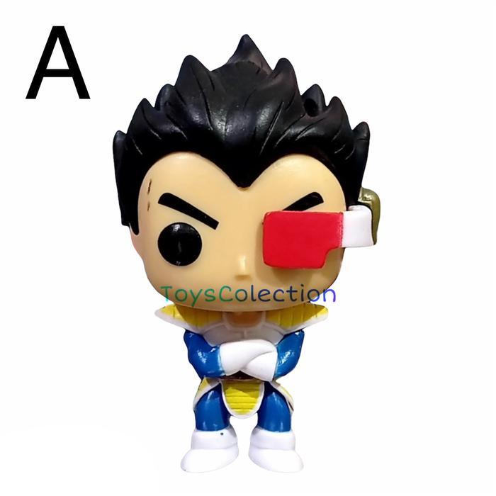 =PROMO MAINAN= ACTION FIGURE DRAGON BALL FUNKO POP GOKU VEGETA RECAST TOPPER CAKE - Dragon Ball A