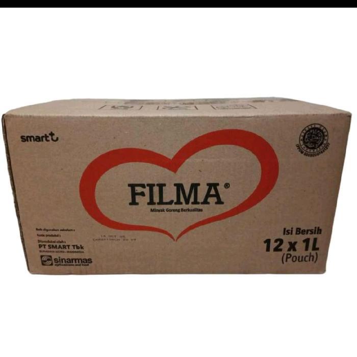 Filma 1 liter minyak goreng(1 dus isi 12)