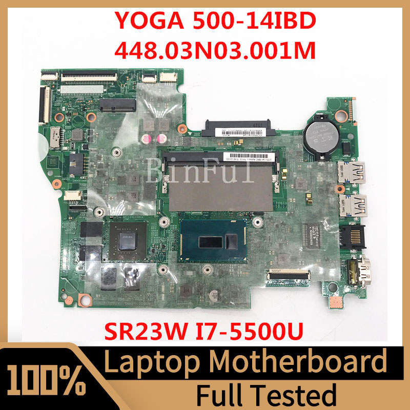 448.03N03.001M Mainboard For lenovo Yoga 500-14IBD Flex 3-1470 Laptop Motherboard 14217-M With SR23W