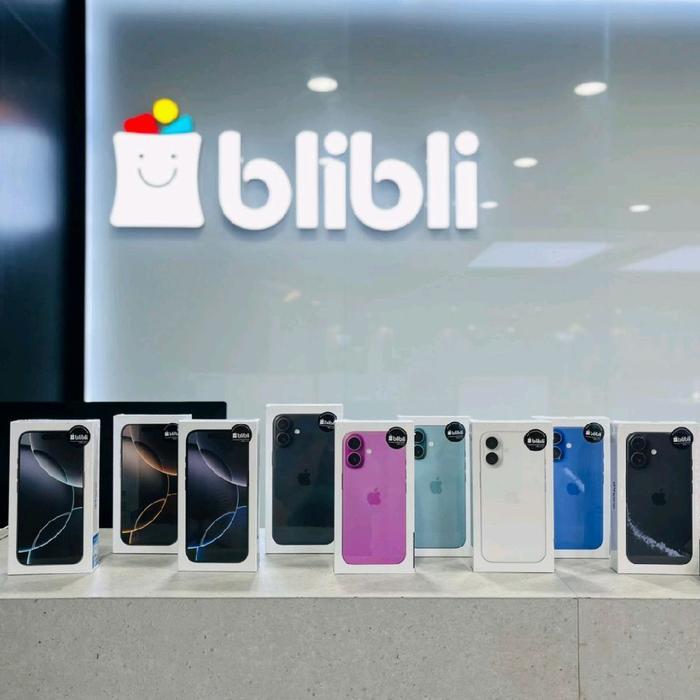 Blibli iPhone 16 128GB - Pilihan Model IP 16, IP 16 Pro, IP 16 Pro Max Kapasitas 128GB & 256GB Stok 