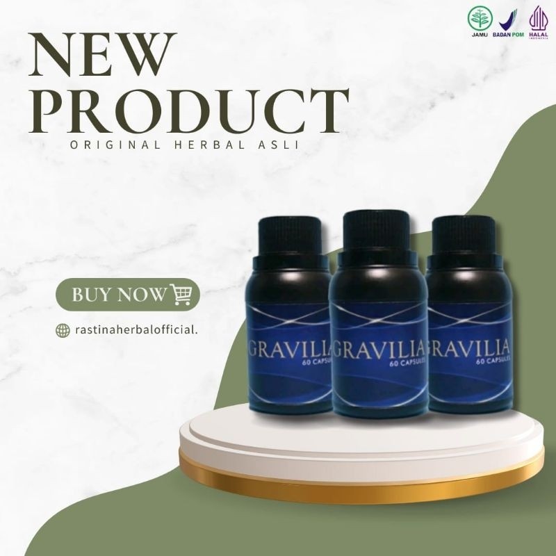 ( Terlaris) Gravilia Herbal Asli Original Gravilia Obat Diabetes Luka Dan Memperbaiki Sel Tubuh Ampu