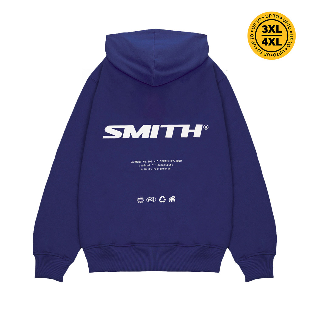 House of Smith Sweater Hoodie Oversized Pria - Crafted Oversized Hoodie Navy