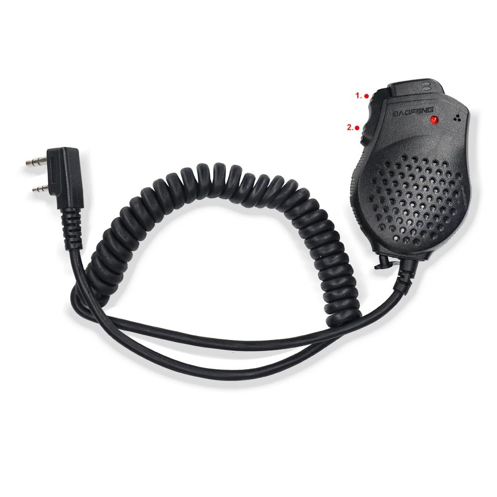New Dual PTT Baofeng UV-82 Speaker Mic Original Microphone For BF UV-82 UV-82Plus GT-5TP Walkie Talk