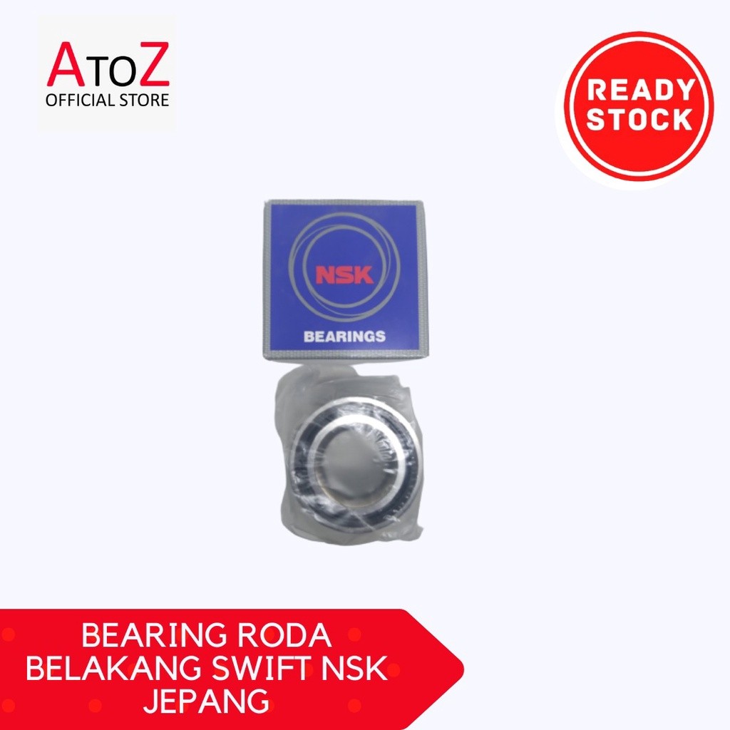 BEARING RODA BELAKANG SWIFT NSK JEPANG - DIAMETER LUAR=58 X DIAMETER DALAM=28 X TINGGI=43. 8 MM