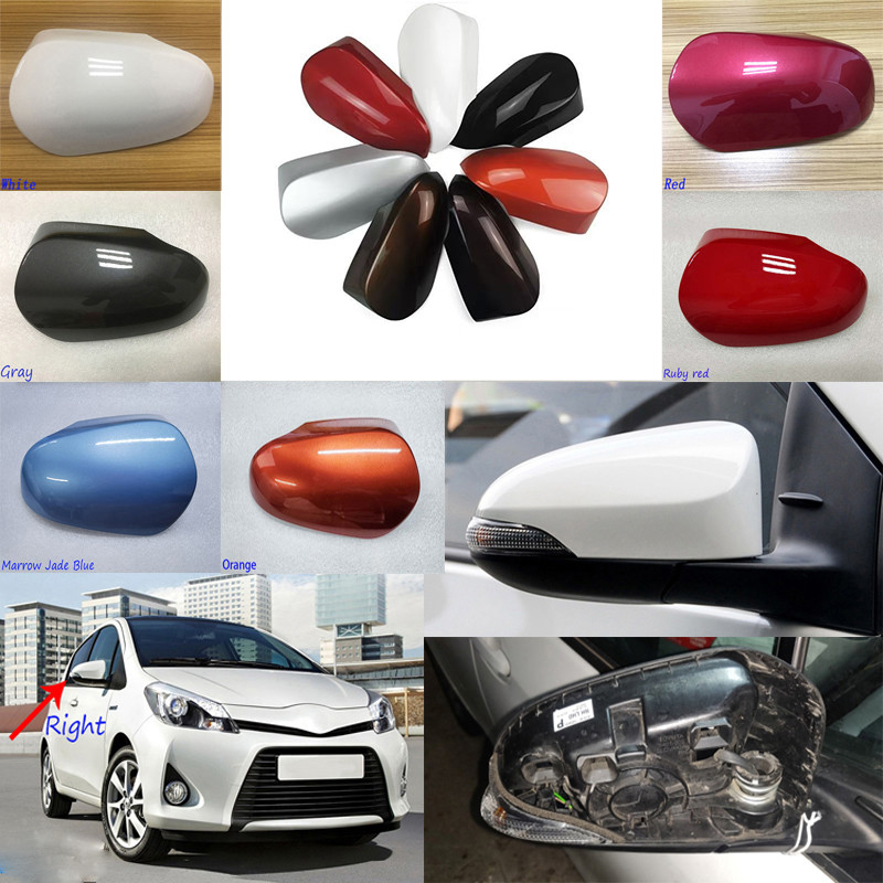 Aksesoris Mobil Asli Untuk Toyota Yaris HYBRID 2012~2020 Penutup Kaca Spion Belakang Cangkang Kaca S