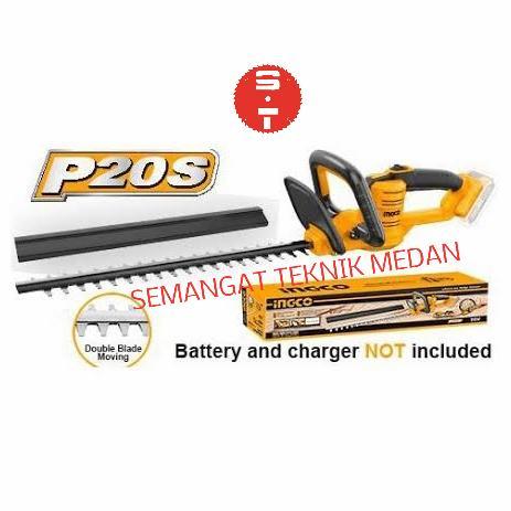 CHTLI20018 MESIN CORDLESS POTONG DAHAN TANAMAN HEDGE TRIMMER 20V INGCO