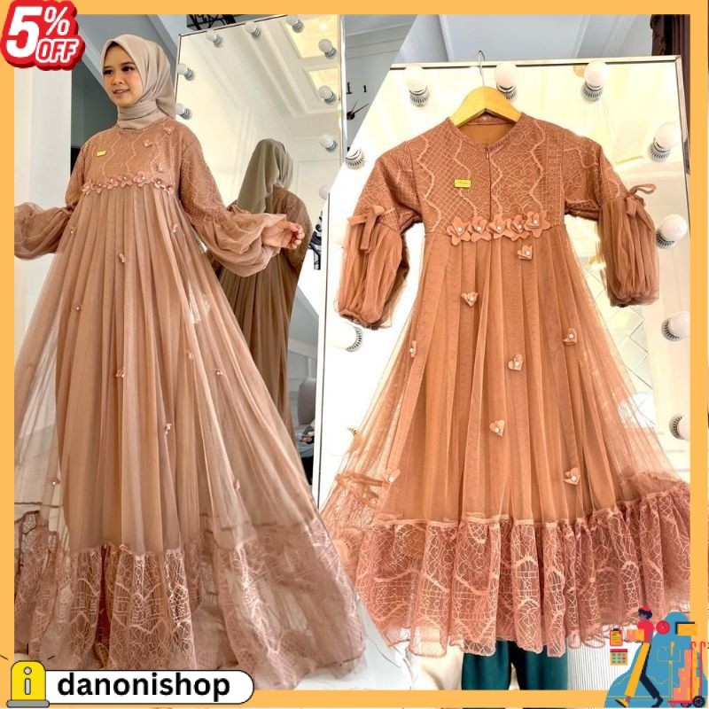 TERLARIS GAMIS RAISYA//GAMIS ANAK MEWAH TERBARU //DRESS ANAK USIA 2-15 TAHUN DNS