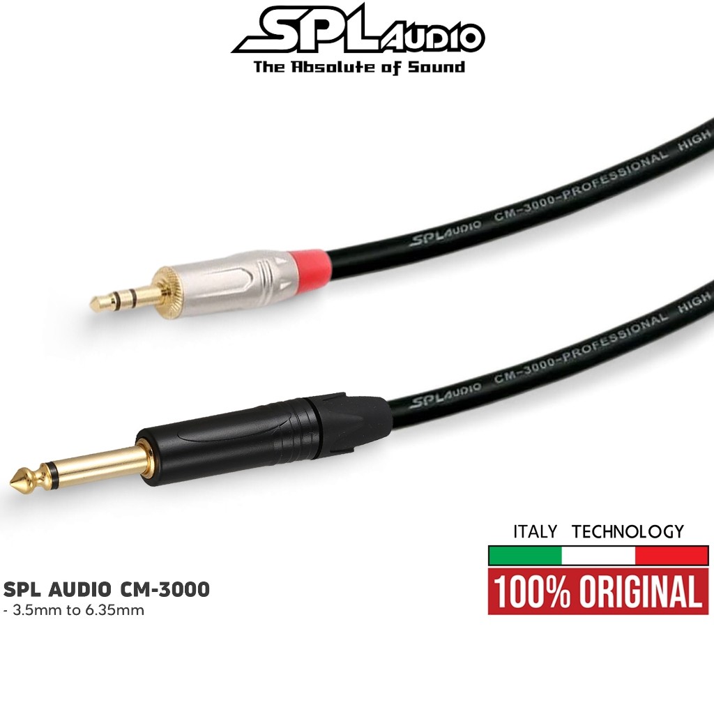 SPL Audio Original | Kabel Audio SPLaudio Jack 3.5 to 6.5mm - (SPL, GP, AKAI TS - MINI)