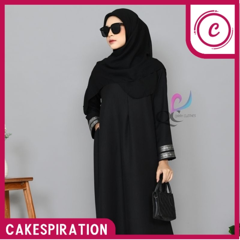 SALE ABAYA MADINNA BORDIR INDIA hitam variasi arabian dress