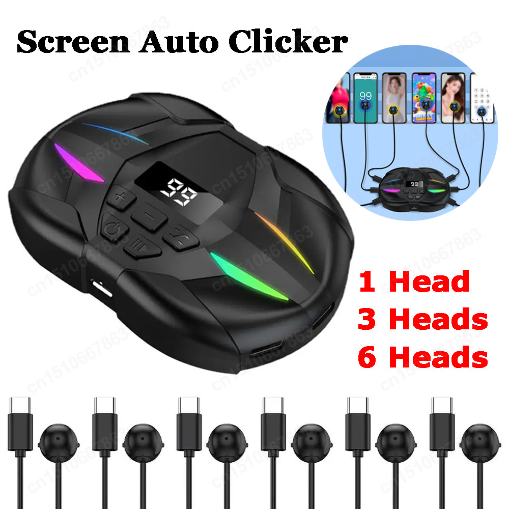 Auto Clicker Physical Simulation Finger Click Device Adjustable Finger Clicking Simulator Game Click