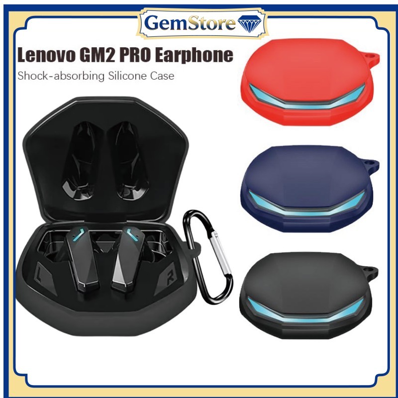 Case Silikon Hard Lenovo GM2 Pro Monster X Shockproof Pelindung Earphone TWS Lenovo GM2 Pro