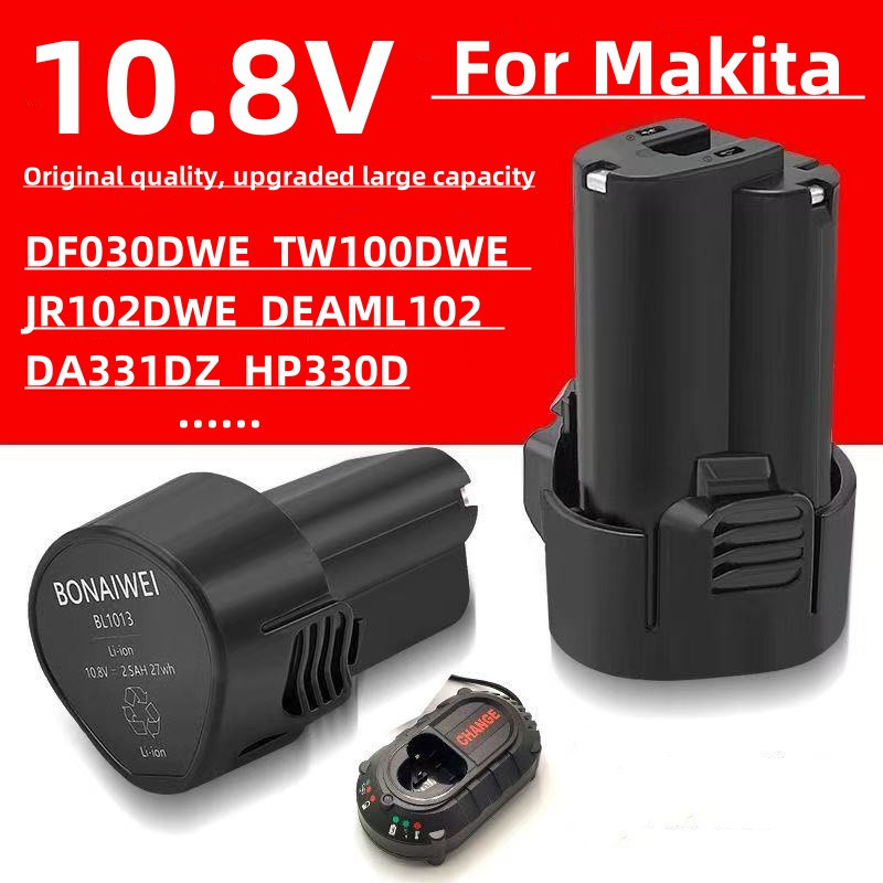 4000mAh For makita 10.8V/12V Li-ion Reargeable Battery for  BL1013 BL1014 BL1013 BL1014 LCT203W 1945