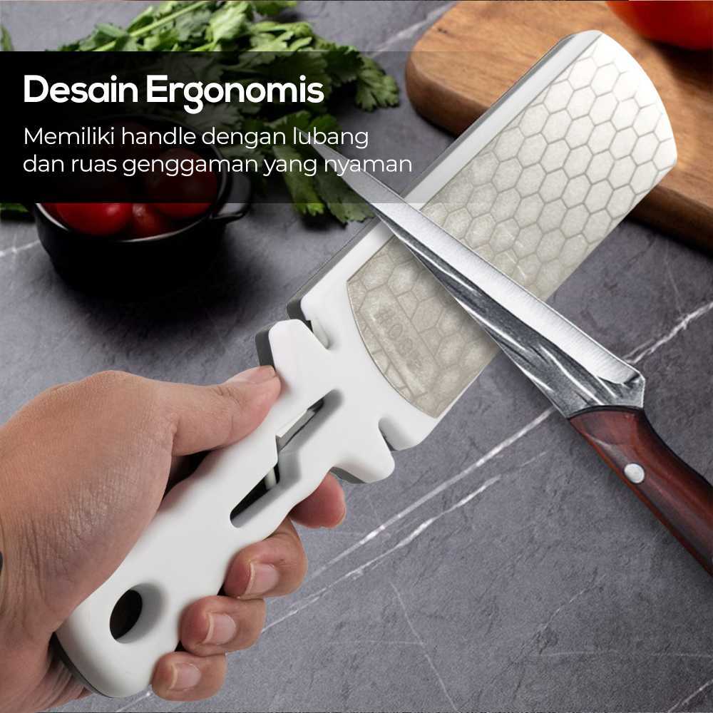 Pengasah Pisau 5in1 Double Side Diamond Sharpening Knife - B216L