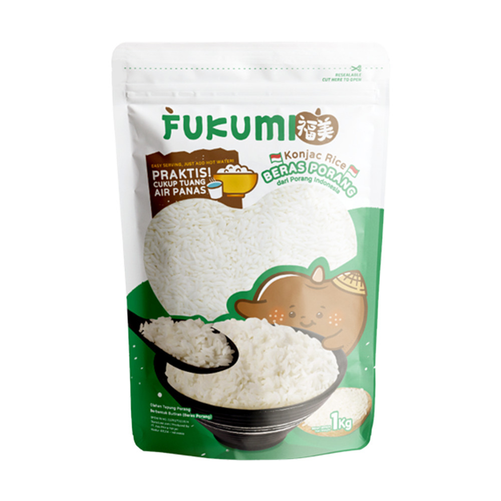 FUKUMI BERAS PORANG POUCH 1KG