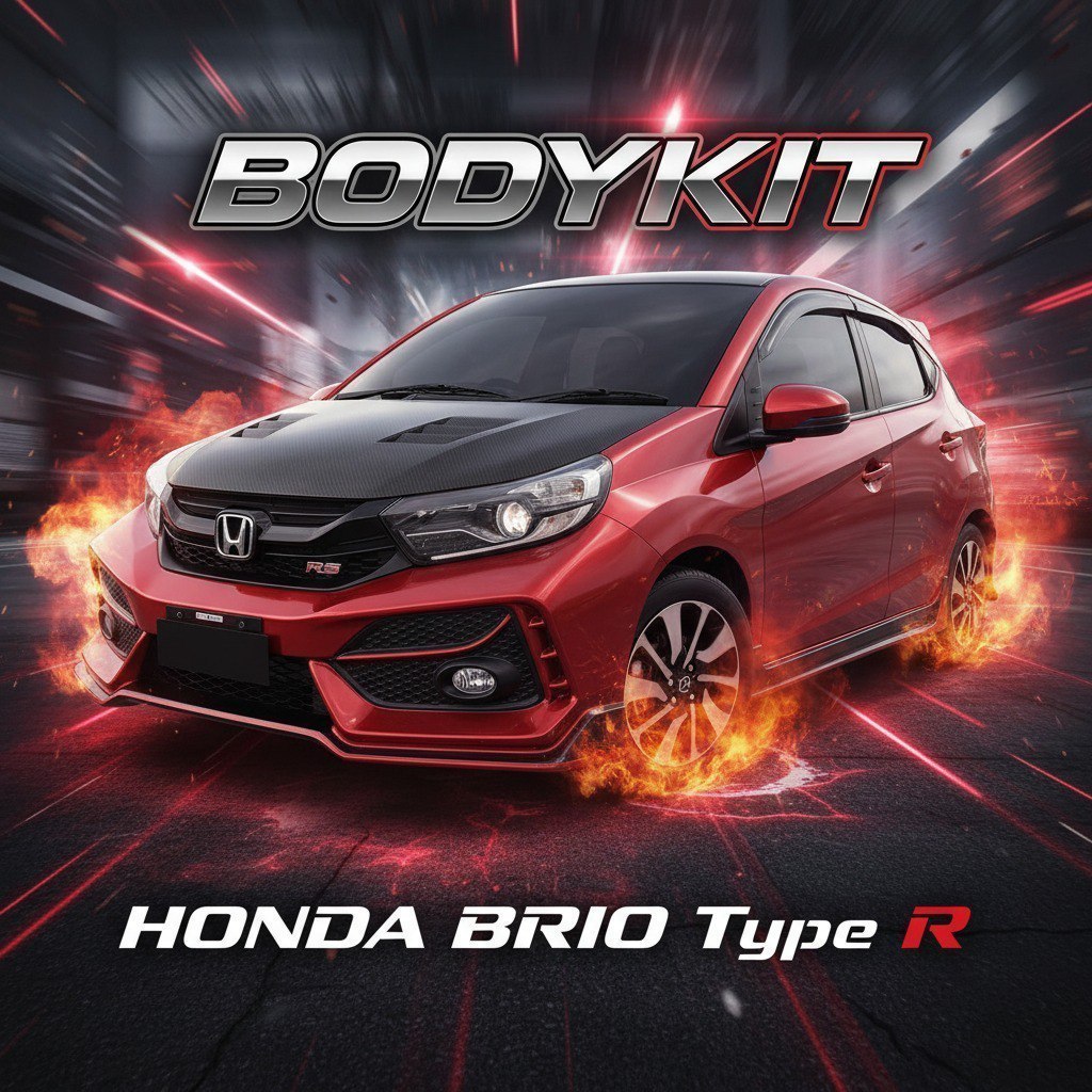 bodykit honda new brio bodykit brio bodykit brio type r 2018 2019 2020 2021 2022