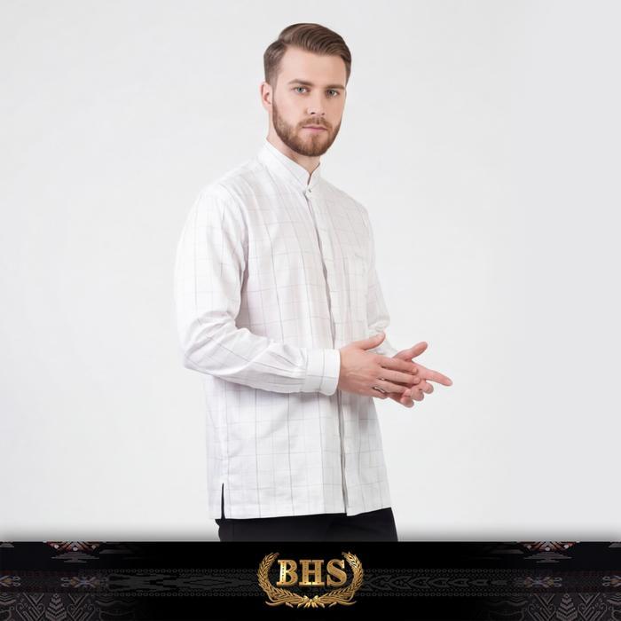 Baju Koko BHS Masterpiece KOM 01 Putih - L
