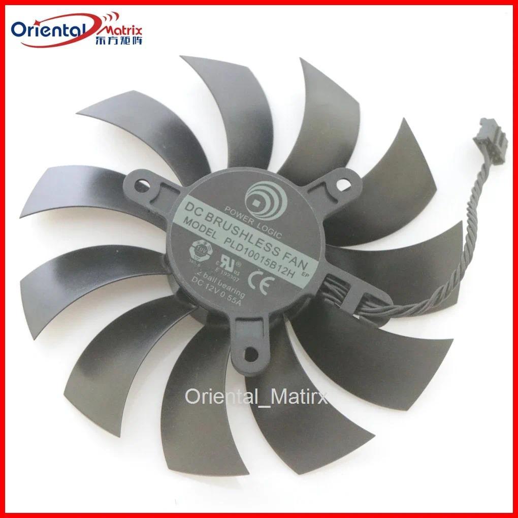 PLD10015B12H 12V 0.55A 95mm 4Pin For EVGA GTX1070 1070ti GTX1080 GTX1080ti 11GB FTW3 GAMING ICX Grap