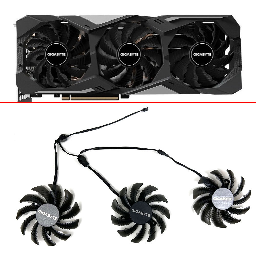 NEW Cooling 78MM 4PIN PLD08010S12HH RTX2060 Super Gaming for Gigabyte RTX 2060 2070 2080 RTX 2080 Ti