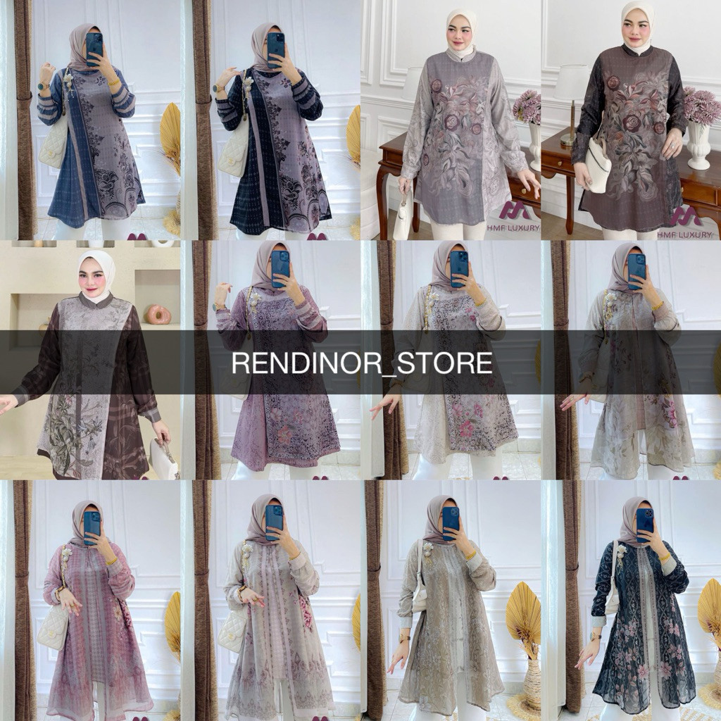 HMF ANGGUN TUNIC TUNIK BY HMF LUXURY