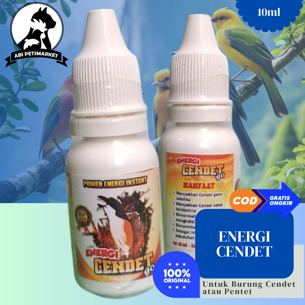 Energi Cendet Go vitamin penggacor burung burung pentet cendet