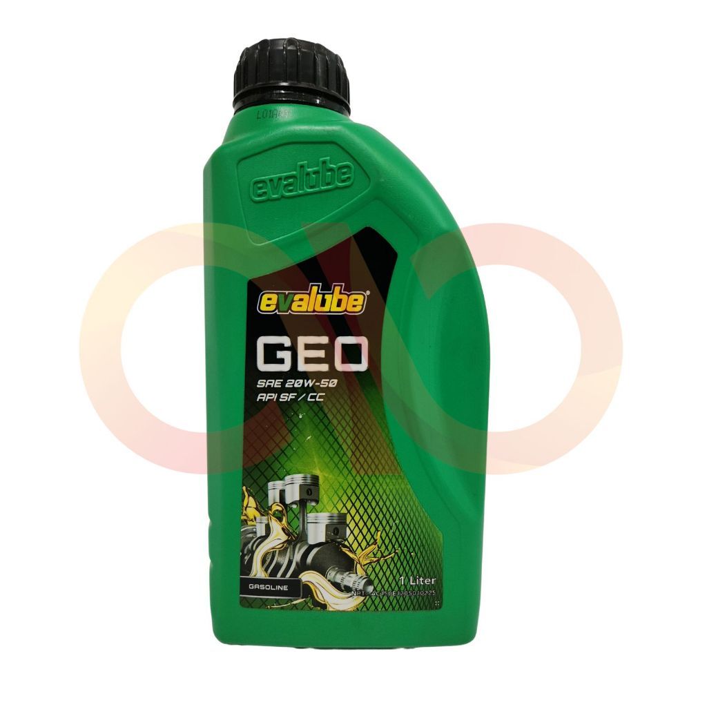 Evalube | Oli Mobil Mesin Non Diesel GEO (GASOLINE ENGINE OIL) 1 Liter