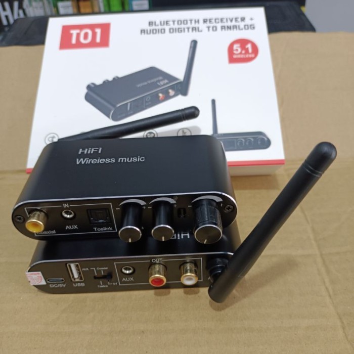 Bluetooth Audio Receiver Digital to Analog HD Stereo