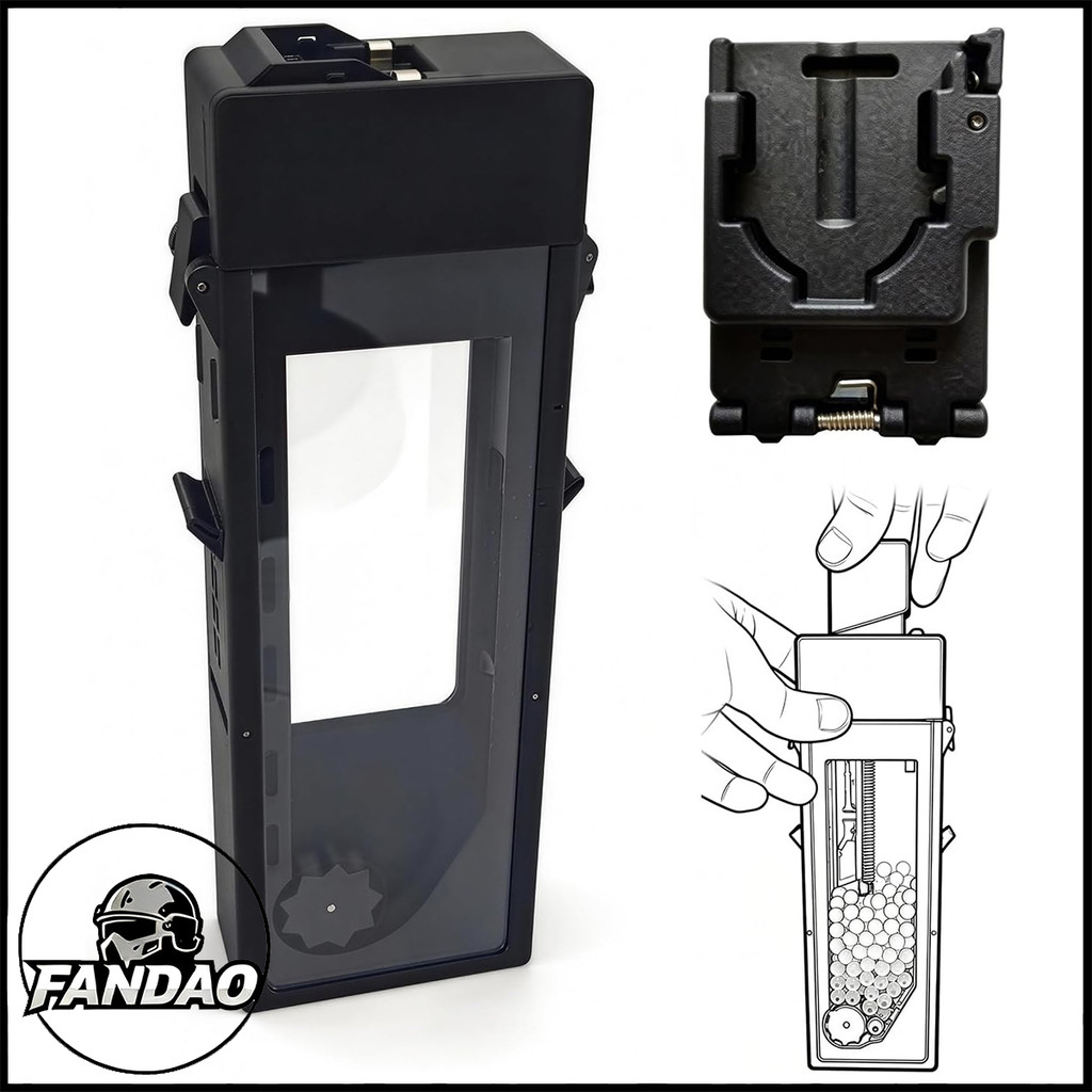 Electric Automatic Gel Water Ball Loader Quick Reload System Battery-Powered Compatible with Gel Bal